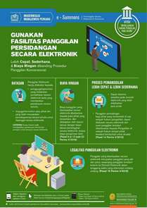 Gunakan Fasilitas Panggilan Persidangan Secara Elektronik small